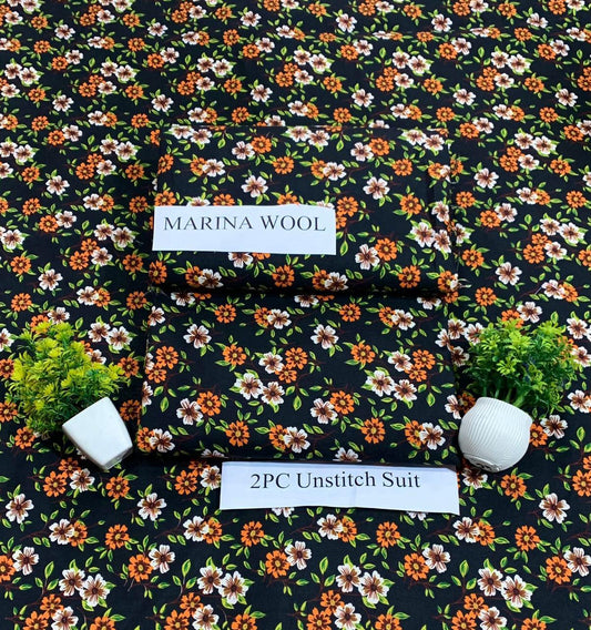 MARINA WOOL WINTER 2PC FLORAL PRINTS