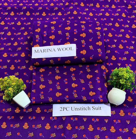 MARINA WOOL WINTER 2PC FLORAL PRINTS