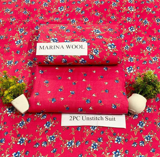 MARINA WOOL WINTER 2PC FLORAL PRINTS