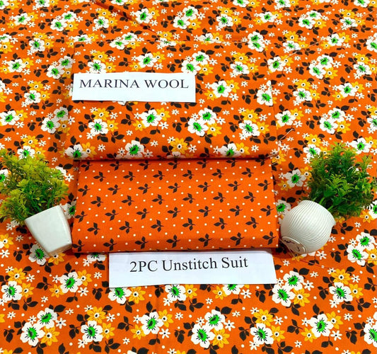 MARINA WOOL WINTER 2PC FLORAL PRINTS