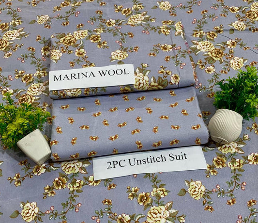 MARINA WOOL WINTER 2PC FLORAL PRINTS