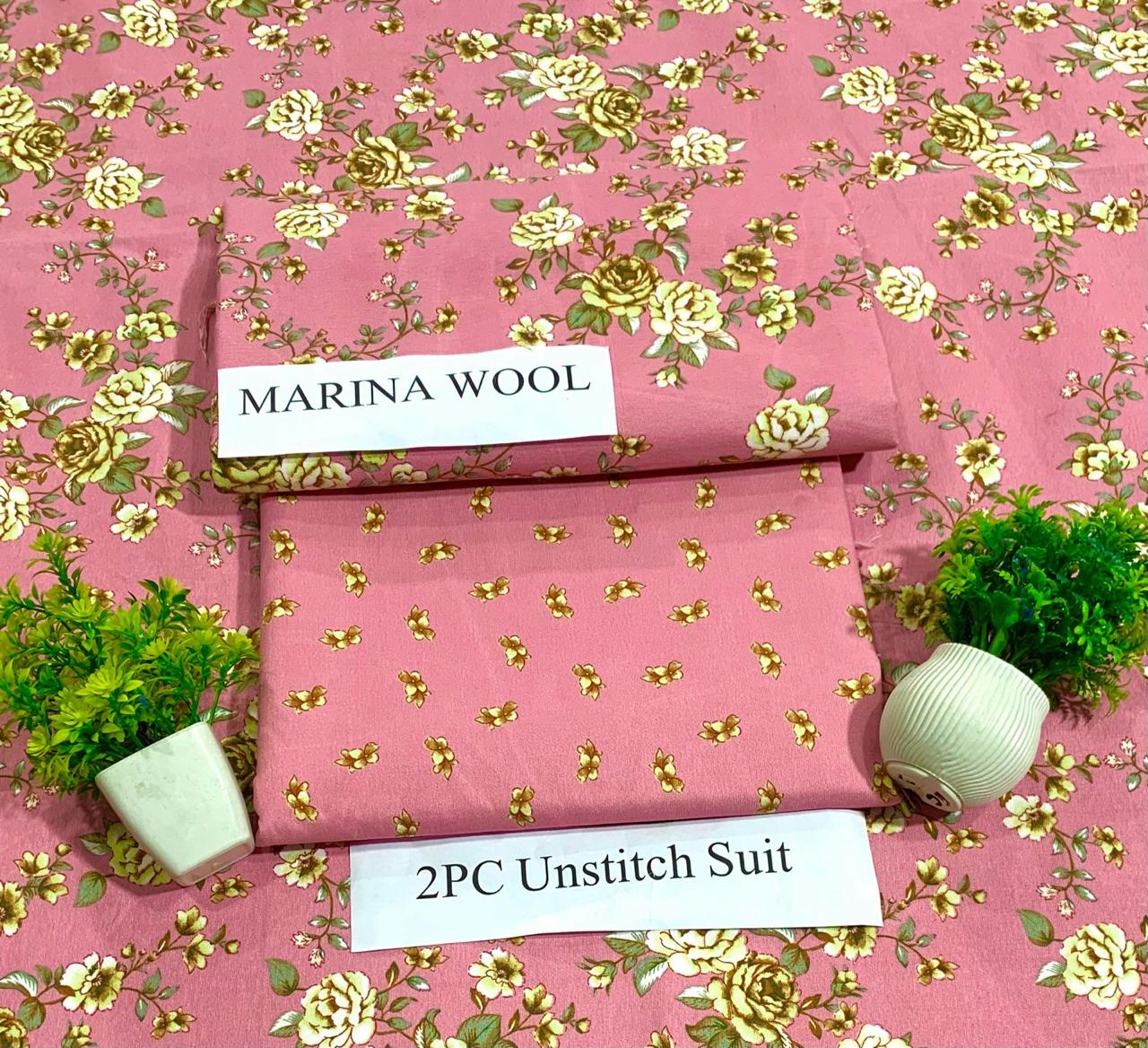 MARINA WOOL WINTER 2PC FLORAL PRINTS